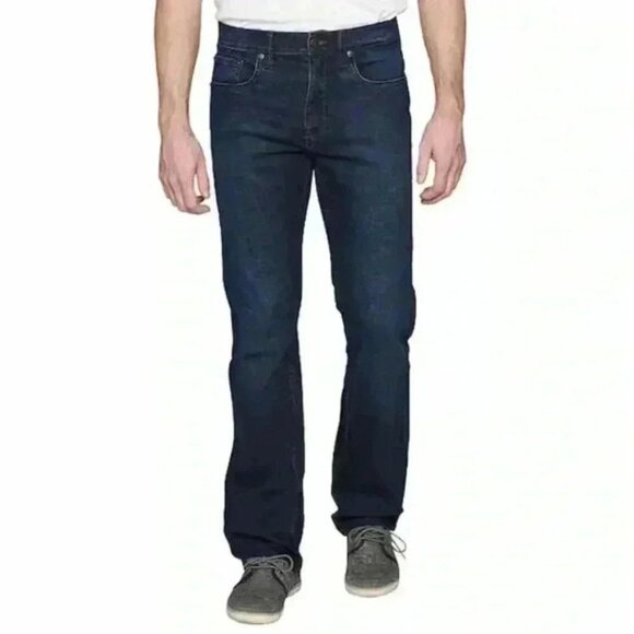 Urban Star Men’s Jeans 2 Pairs Blue Size 30 Relaxed Fit Stretch Work Jeans - Picture 1 of 15